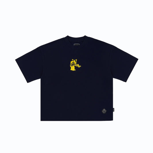 Astral Pee Puff Printed Tee Blue
