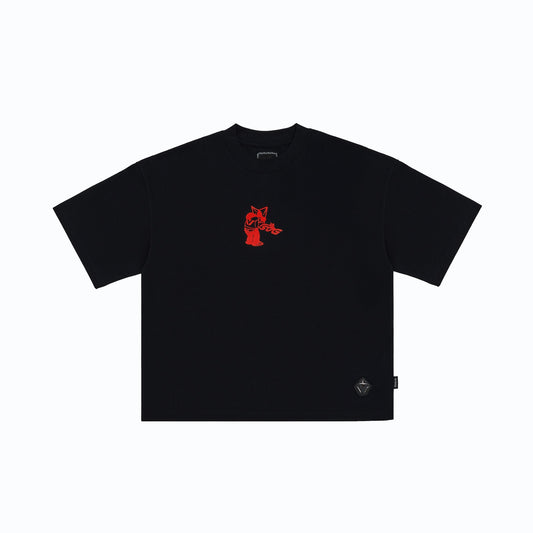 Astral Pee Puff Printed Tee Black