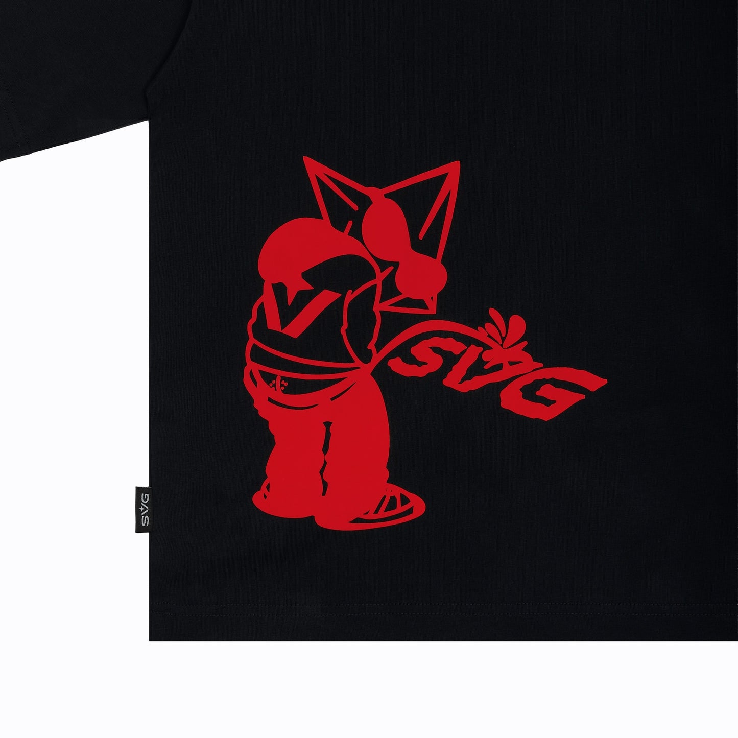 Astral Pee Puff Printed Tee Black