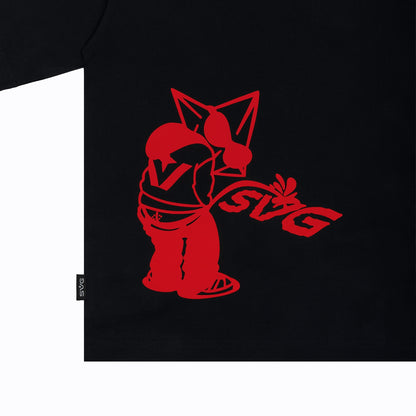 Astral Pee Puff Printed Tee Black