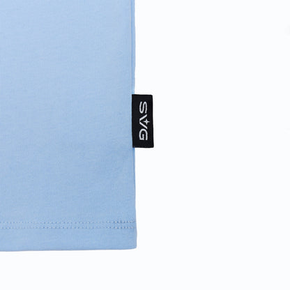 Keep Calm and Be Savage Baby Tee Blue