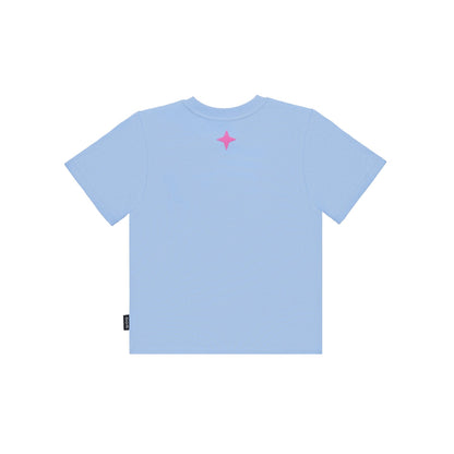 Keep Calm and Be Savage Baby Tee Blue
