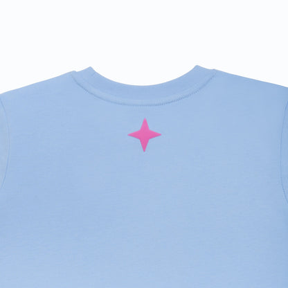 Keep Calm and Be Savage Baby Tee Blue