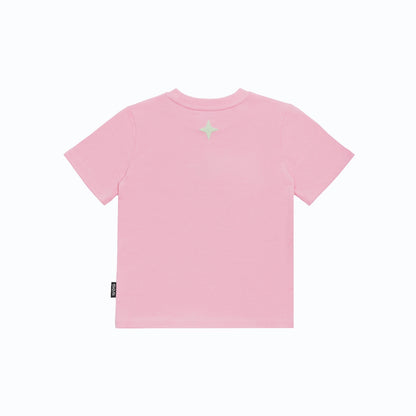 Keep Calm and Be Savage Baby Tee Pink