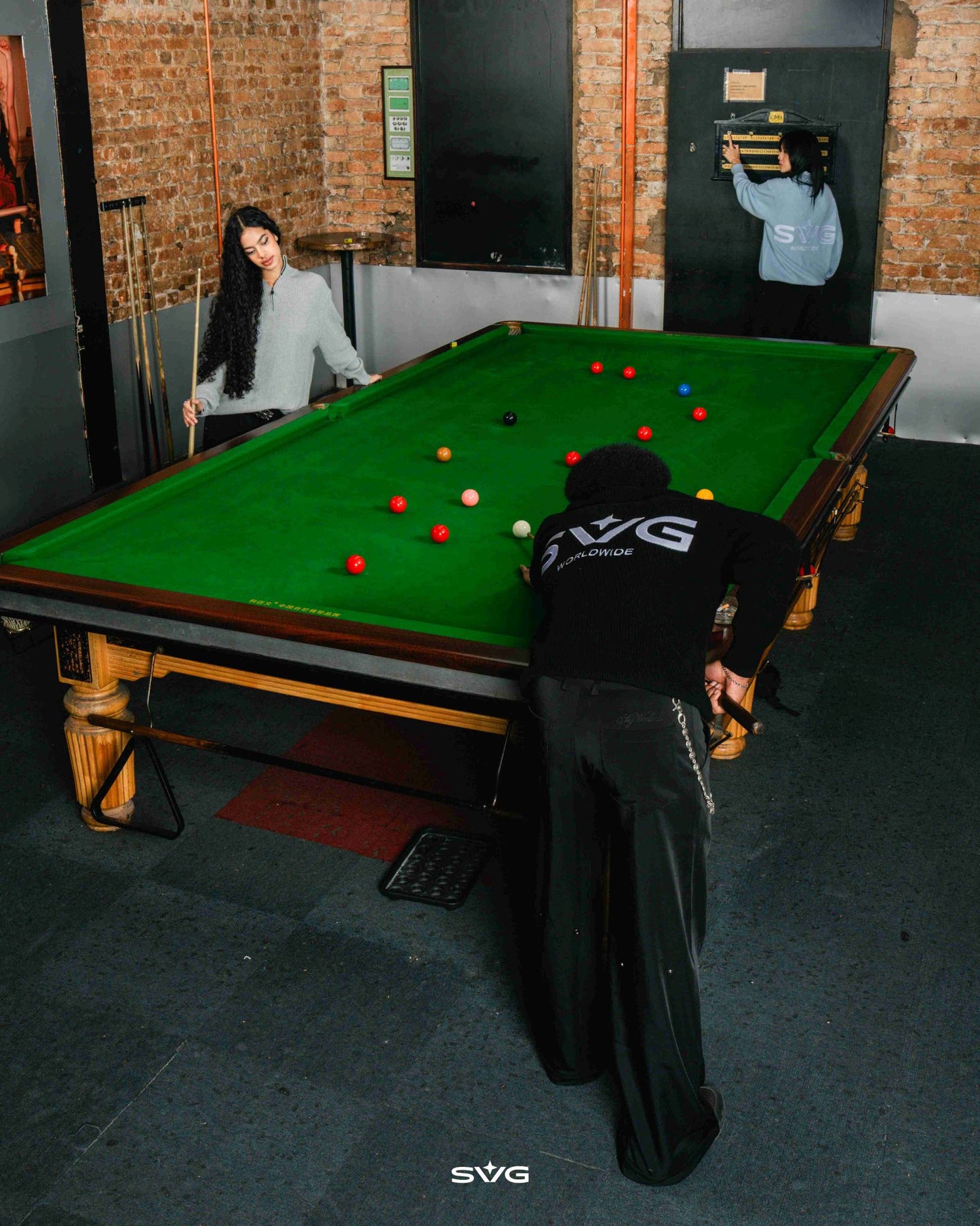 Knitted Half Zipper Black