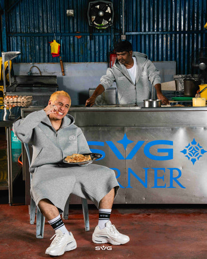 SS26 WIP Zipper Hoodie Grey