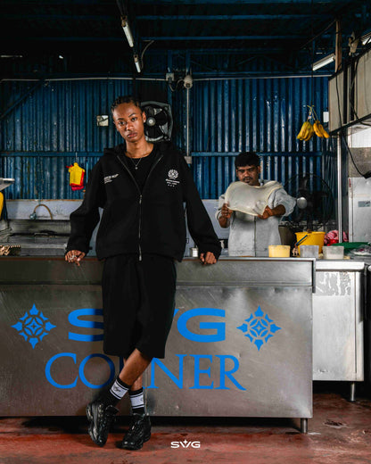 SS26 WIP Zipper Hoodie Black