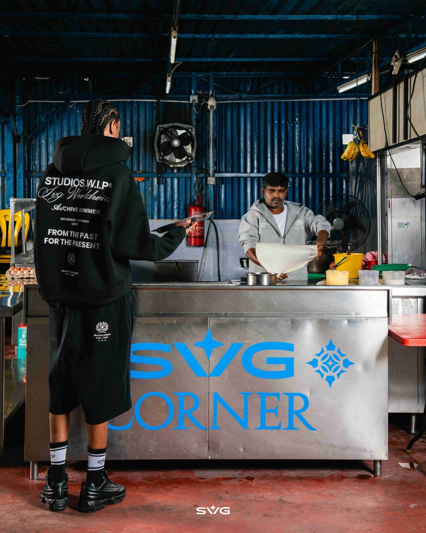 SS26 WIP Zipper Hoodie Black