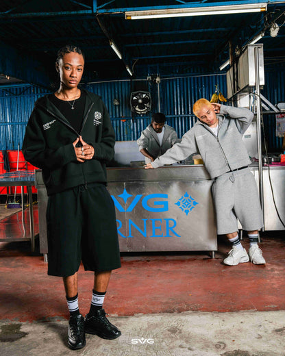 SS26 WIP Zipper Hoodie Black