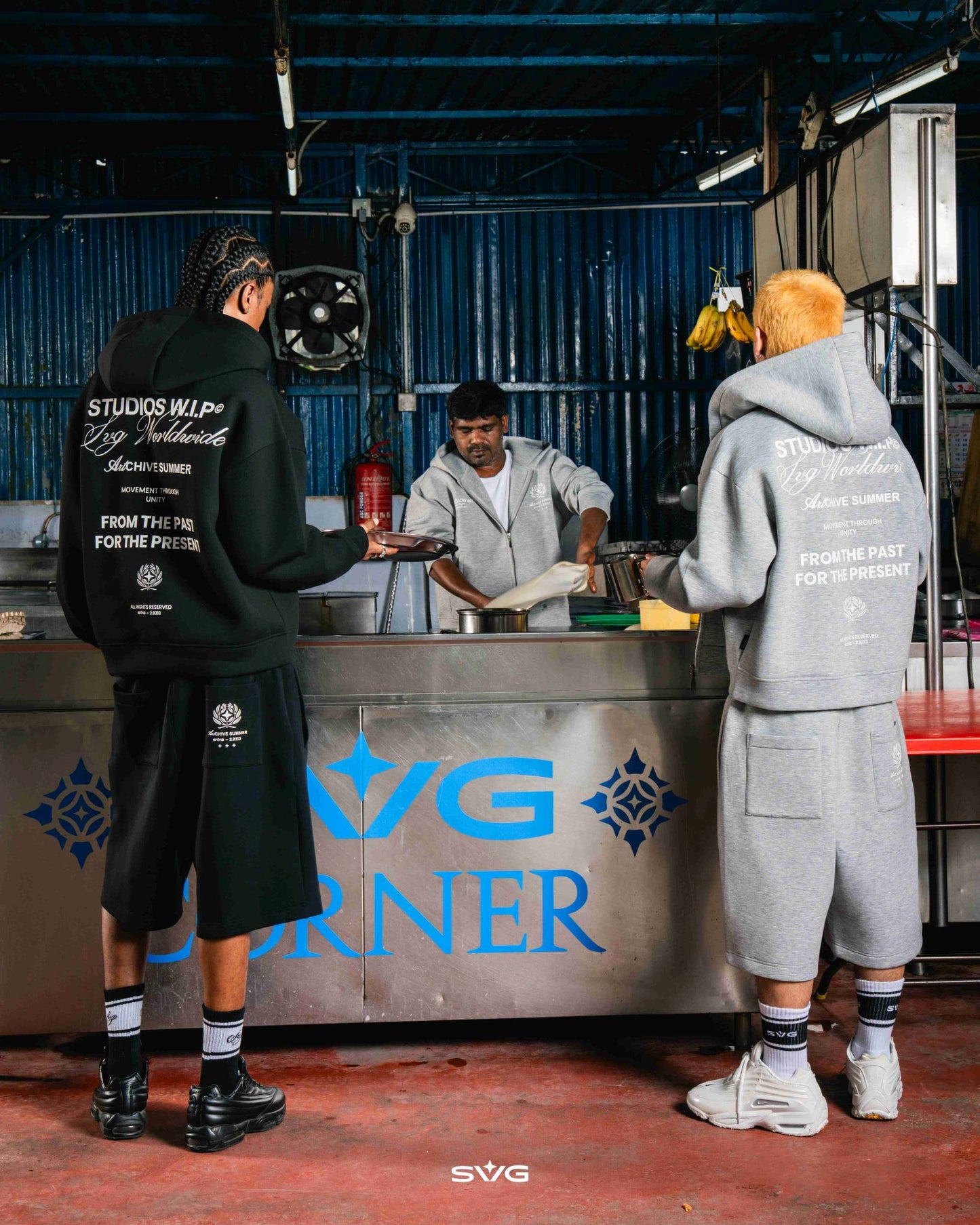 SS26 WIP Zipper Hoodie Grey