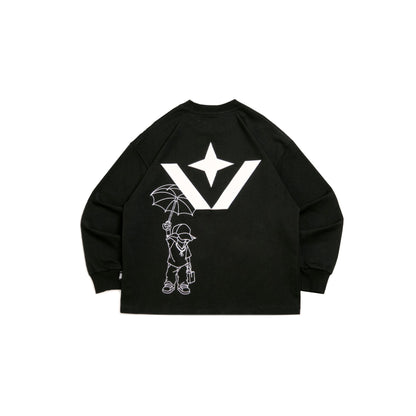 KL Legacy Victory Long Sleeve Tee Black