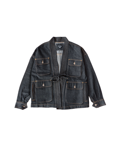 The Astral Furi Black Kimono Set