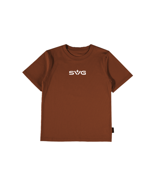 KIDS BROWN TEE
