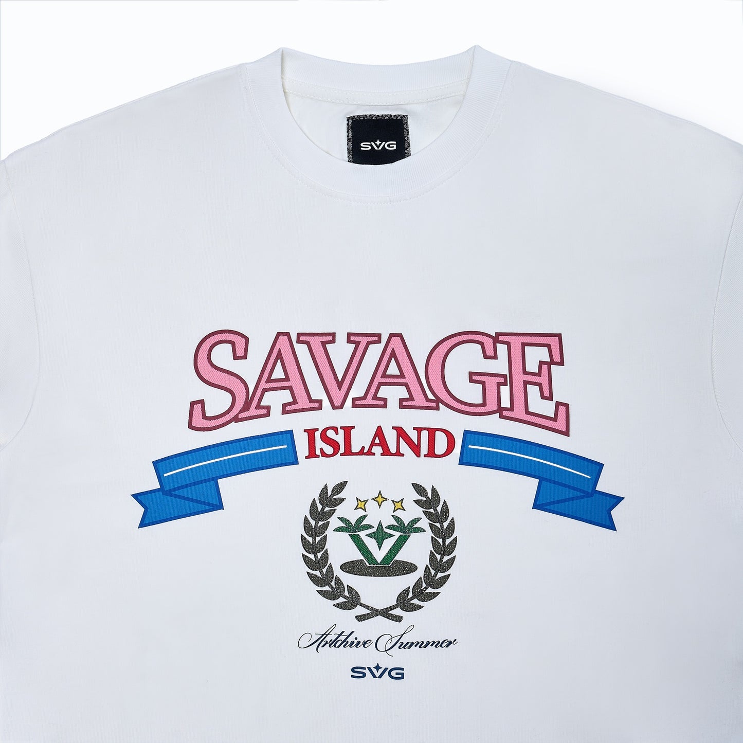 Savage Island Tee White