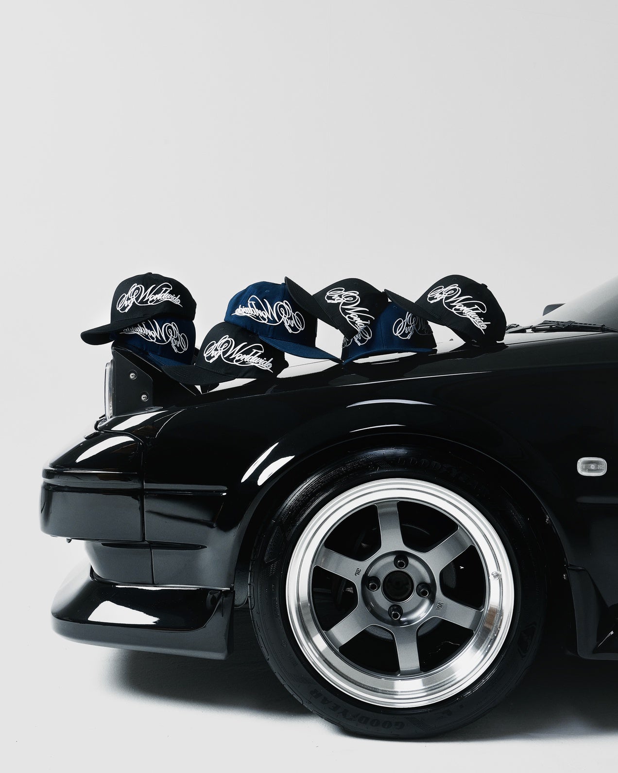 Cursive Snapback Blue