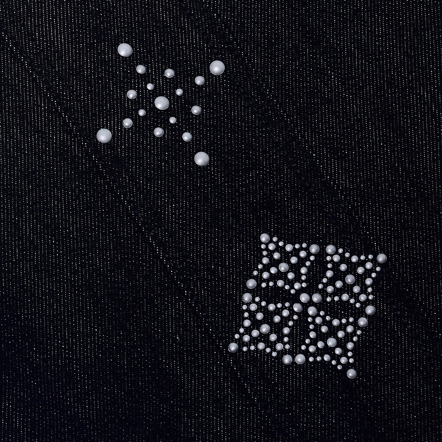 SS26 Stud Jeans Black