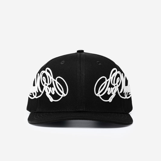 CURSIVE CAP BLACK