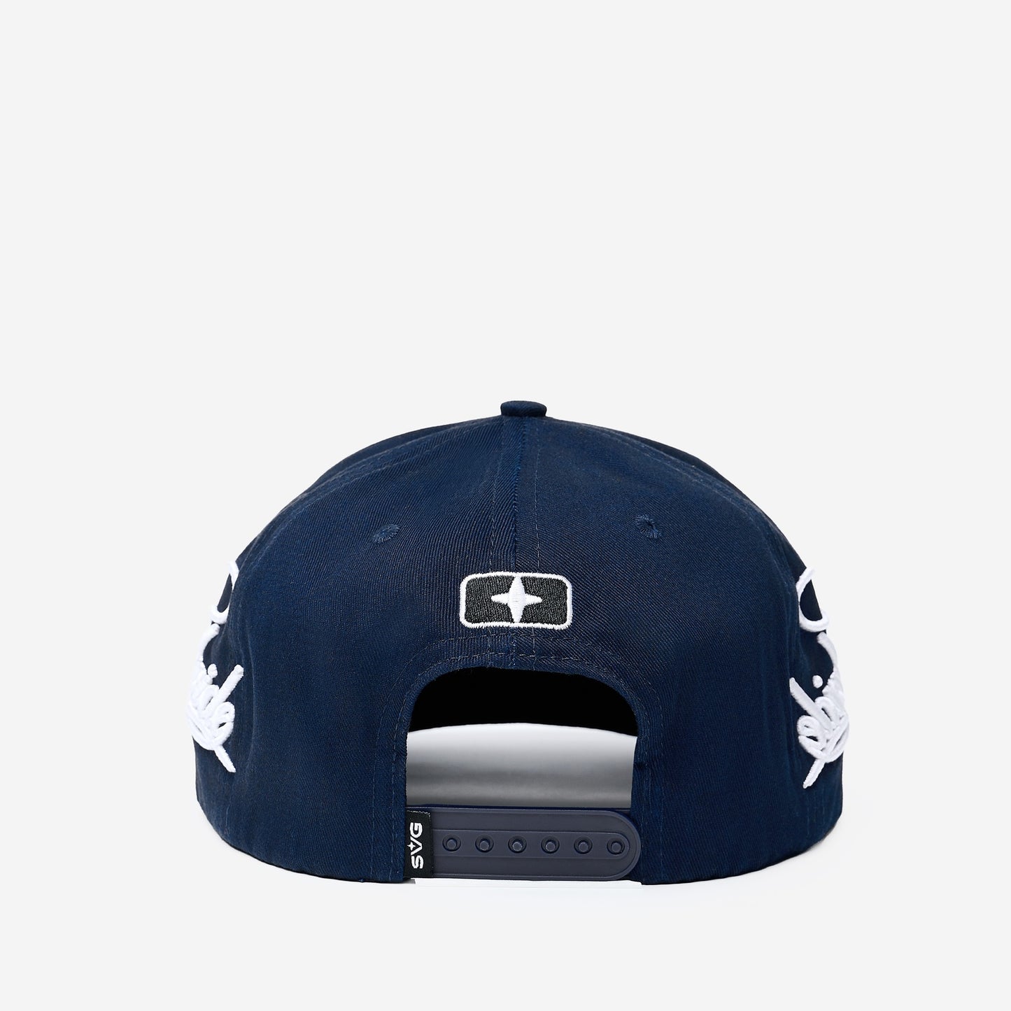 Cursive Snapback Blue