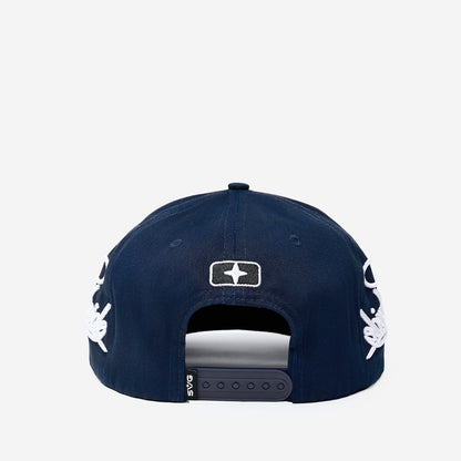 Cursive Snapback Blue