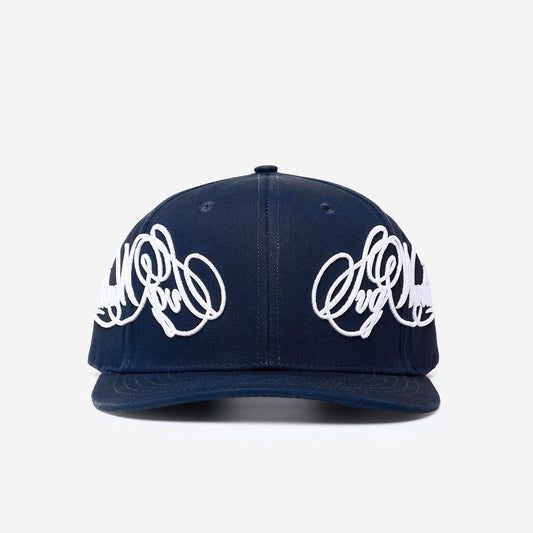 CURSIVE CAP BLUE