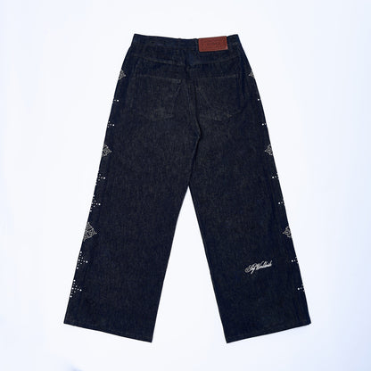 SS26 Stud Jeans Blue