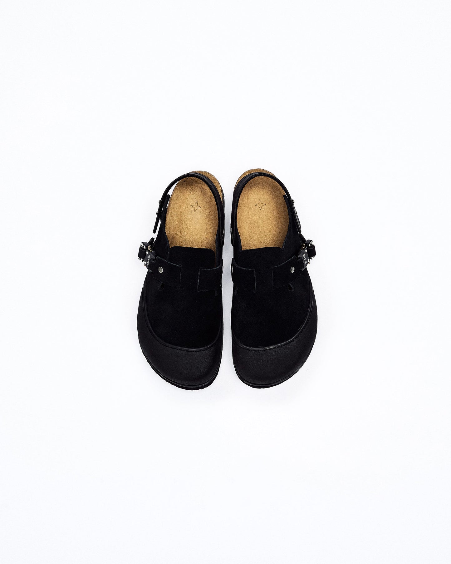 Suede Leather Clog Sandal