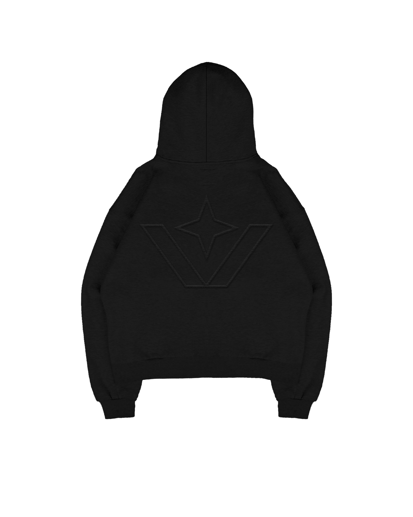 Zipped Black Suit Set