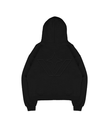 Zipped Black Suit Set