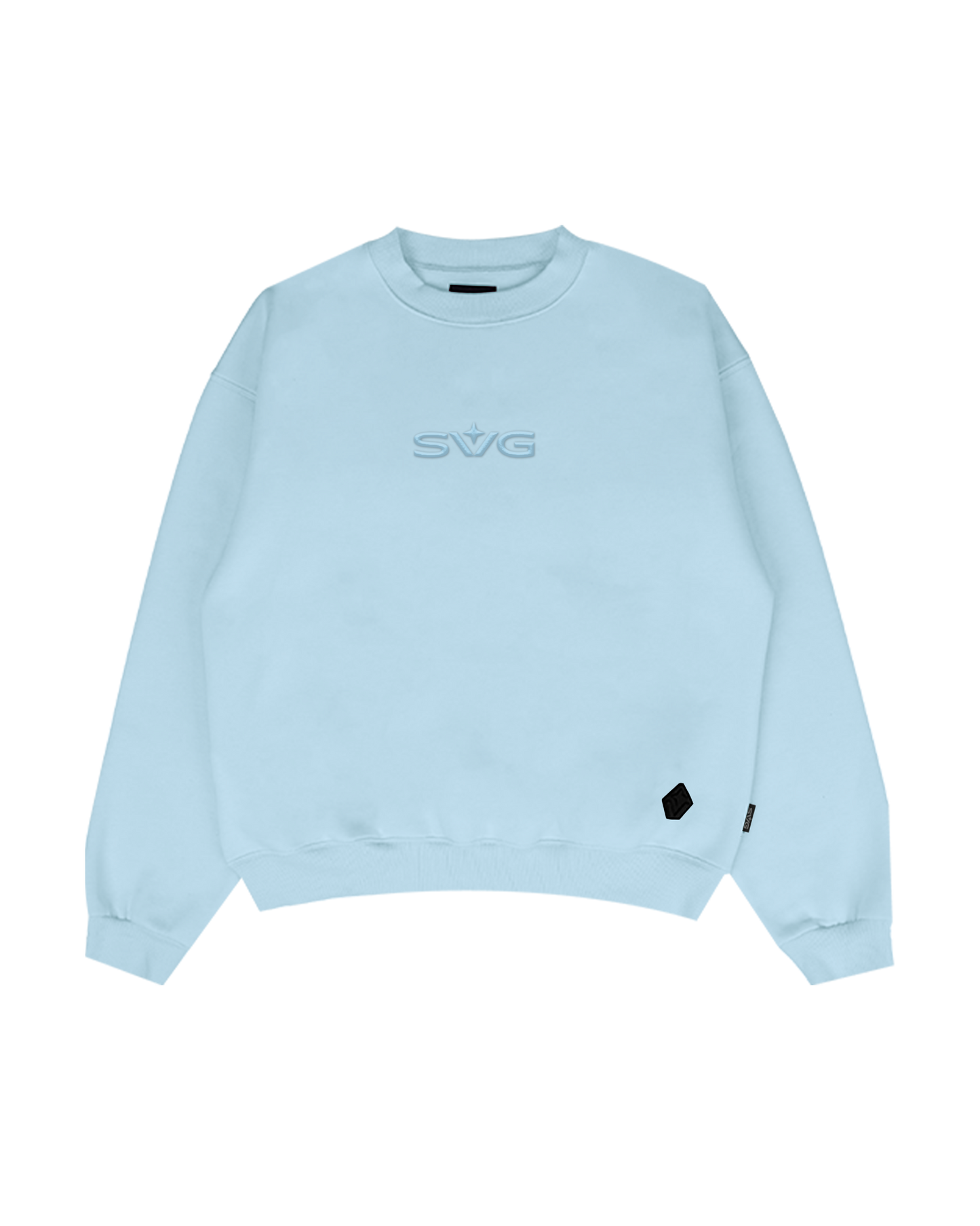 Victory Embroidery Blue Crewneck
