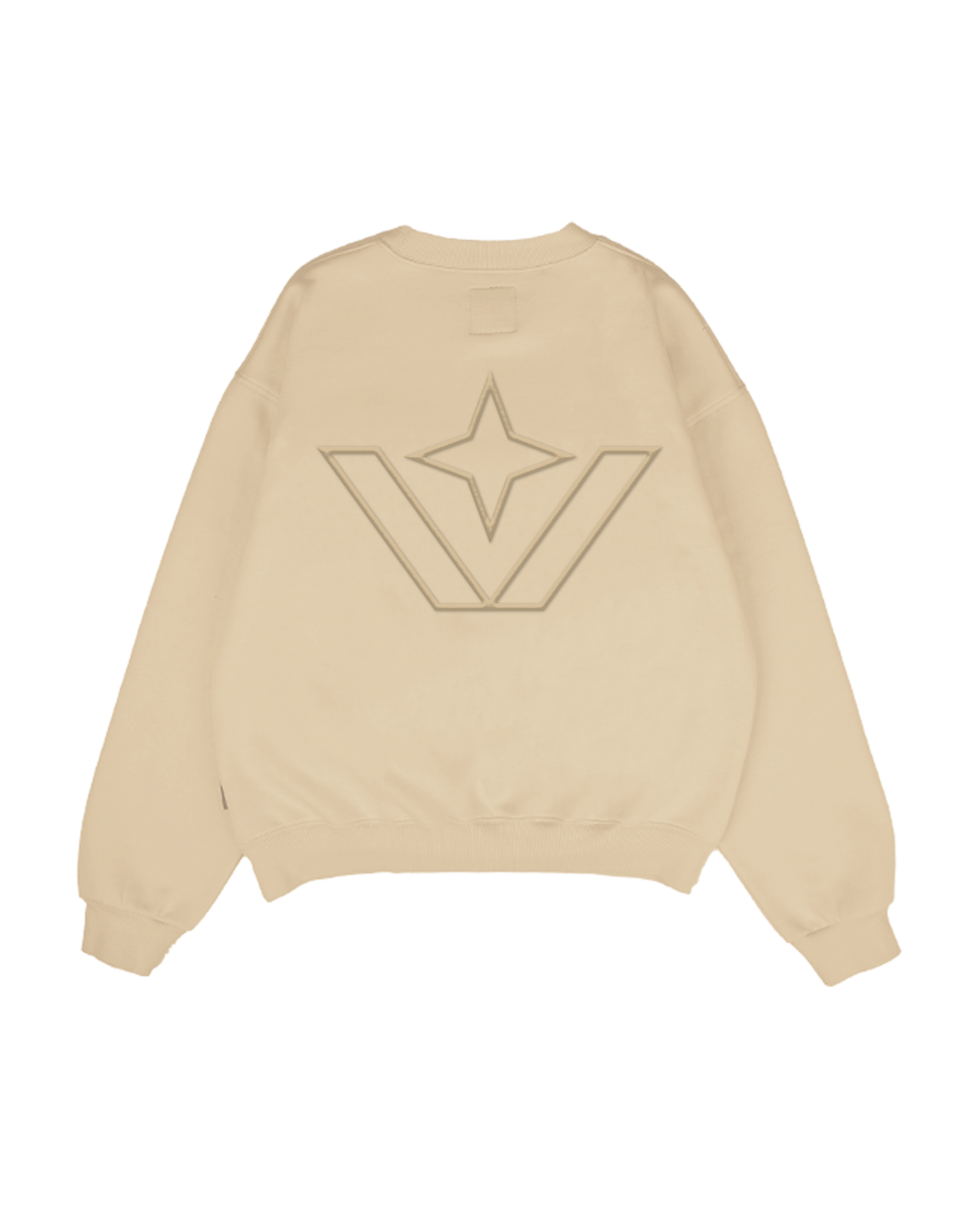 Victory Embroidery Beige Crewneck