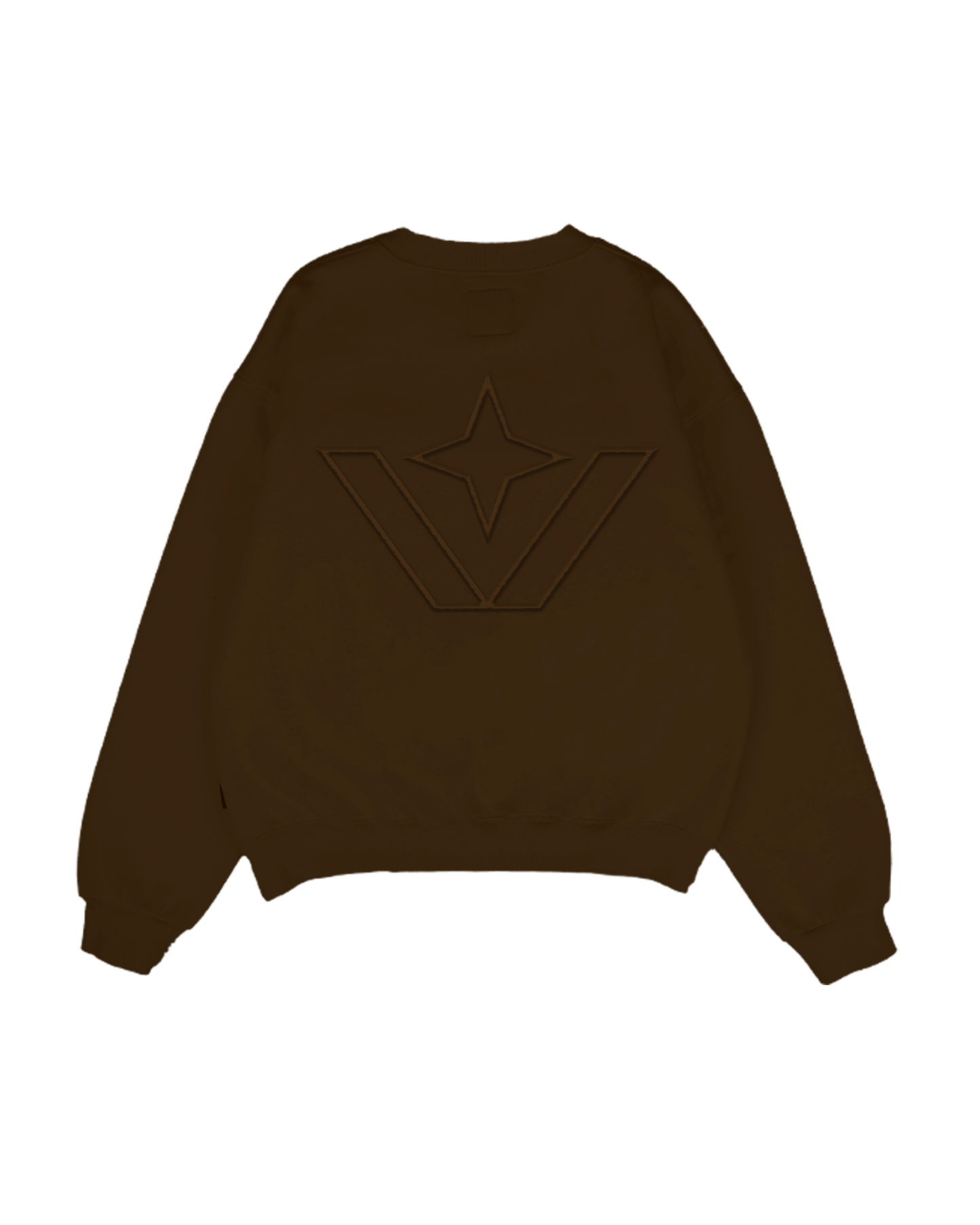Victory Embroidery Brown Crewneck