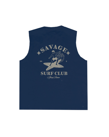 Surf Club Navy Blue Sleeveless