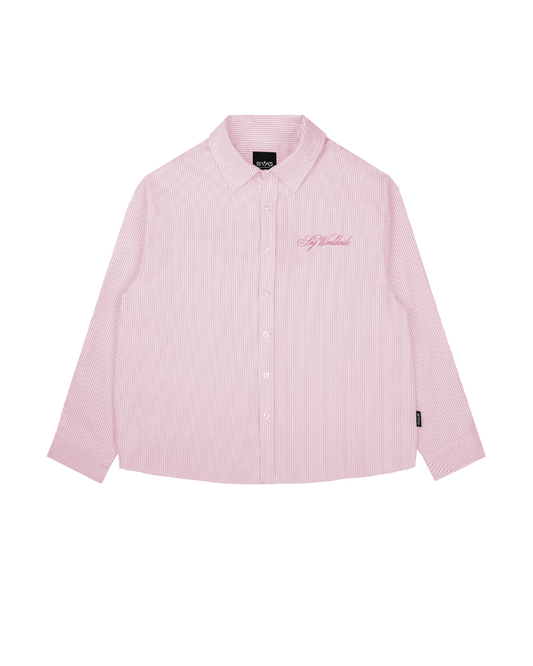 Spring Summer Pink Stripes Shirt