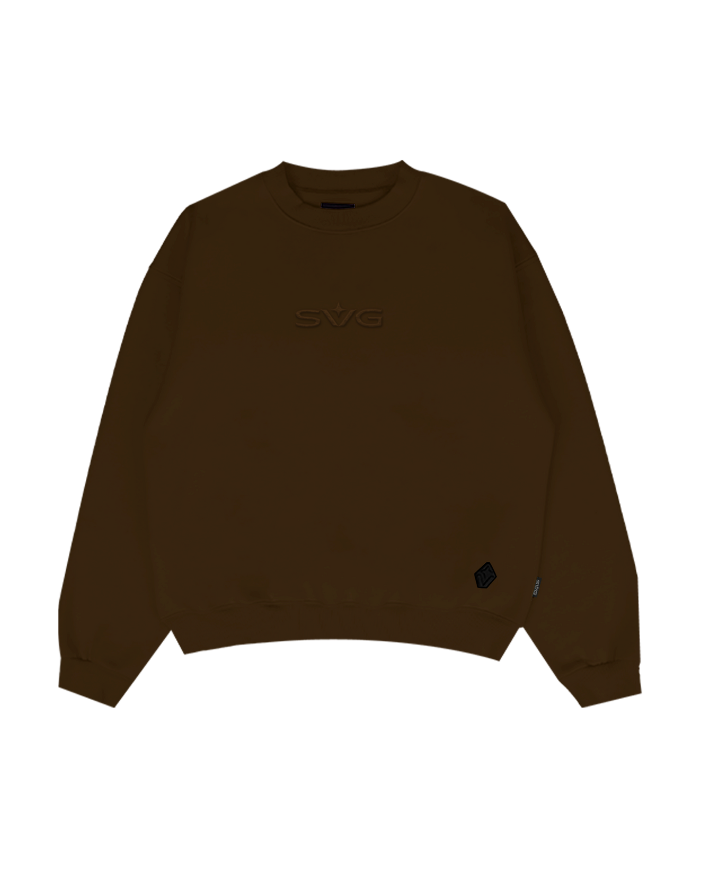 Victory Embroidery Brown Crewneck
