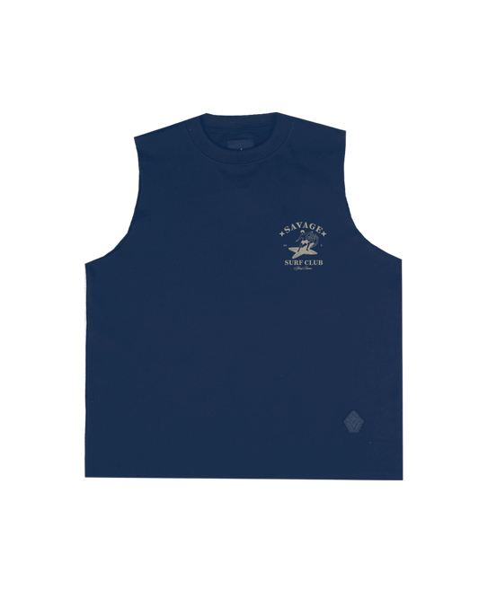 Surf Club Navy Blue Sleeveless