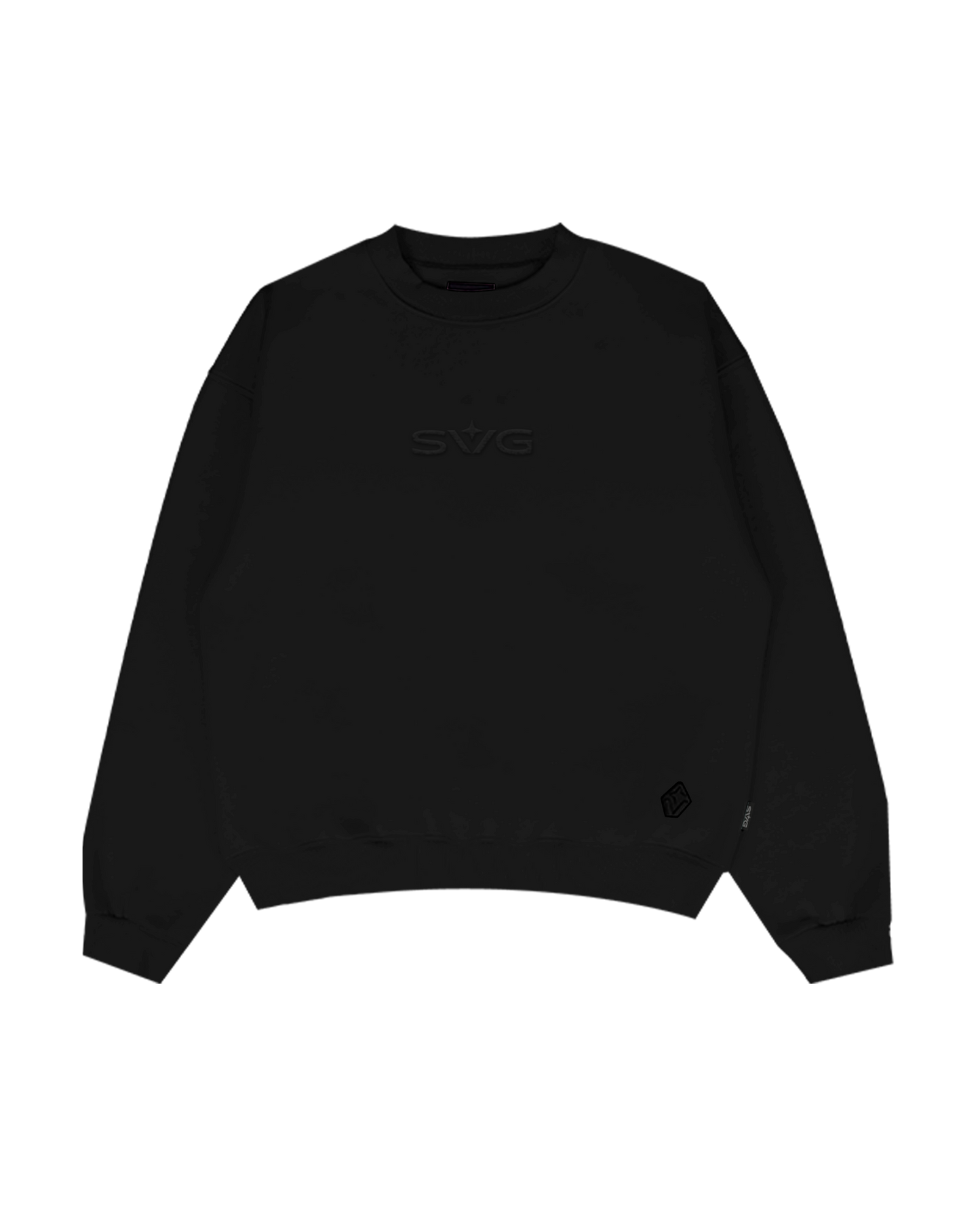 Victory Embroidery Black Crewneck