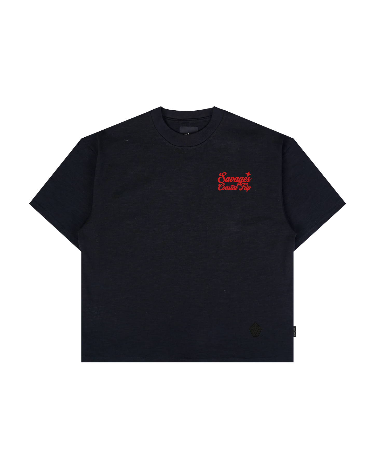 Coastal Trip Black Tee