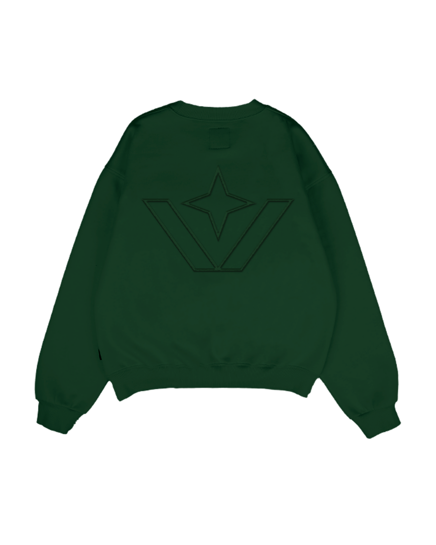 Victory Embroidery Green Crewneck