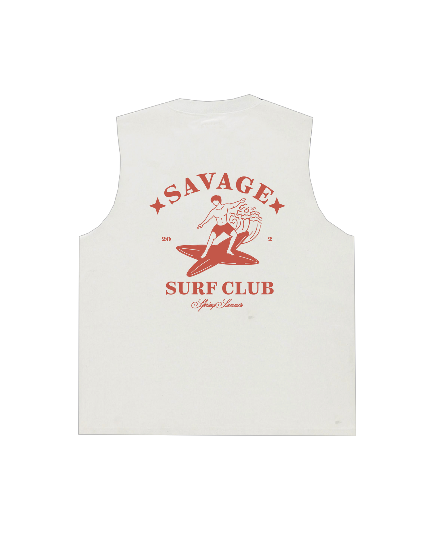 Surf Club White Sleeveless