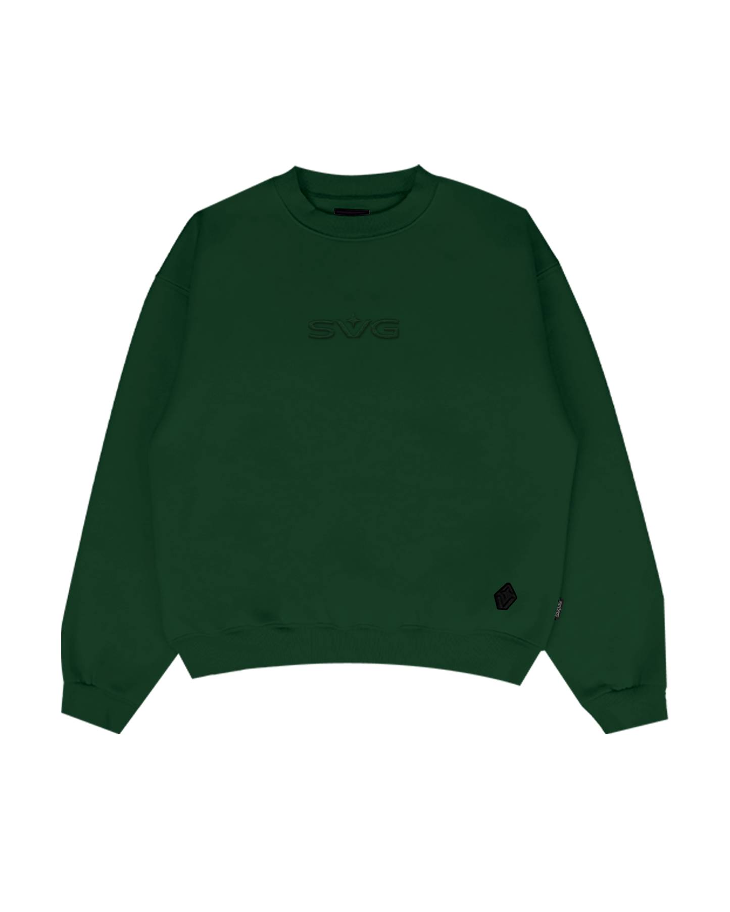 Victory Embroidery Green Crewneck