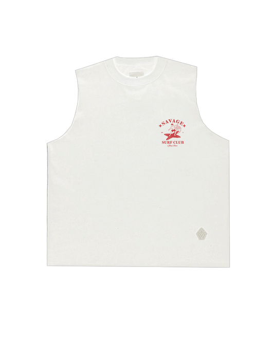 Surf Club White Sleeveless