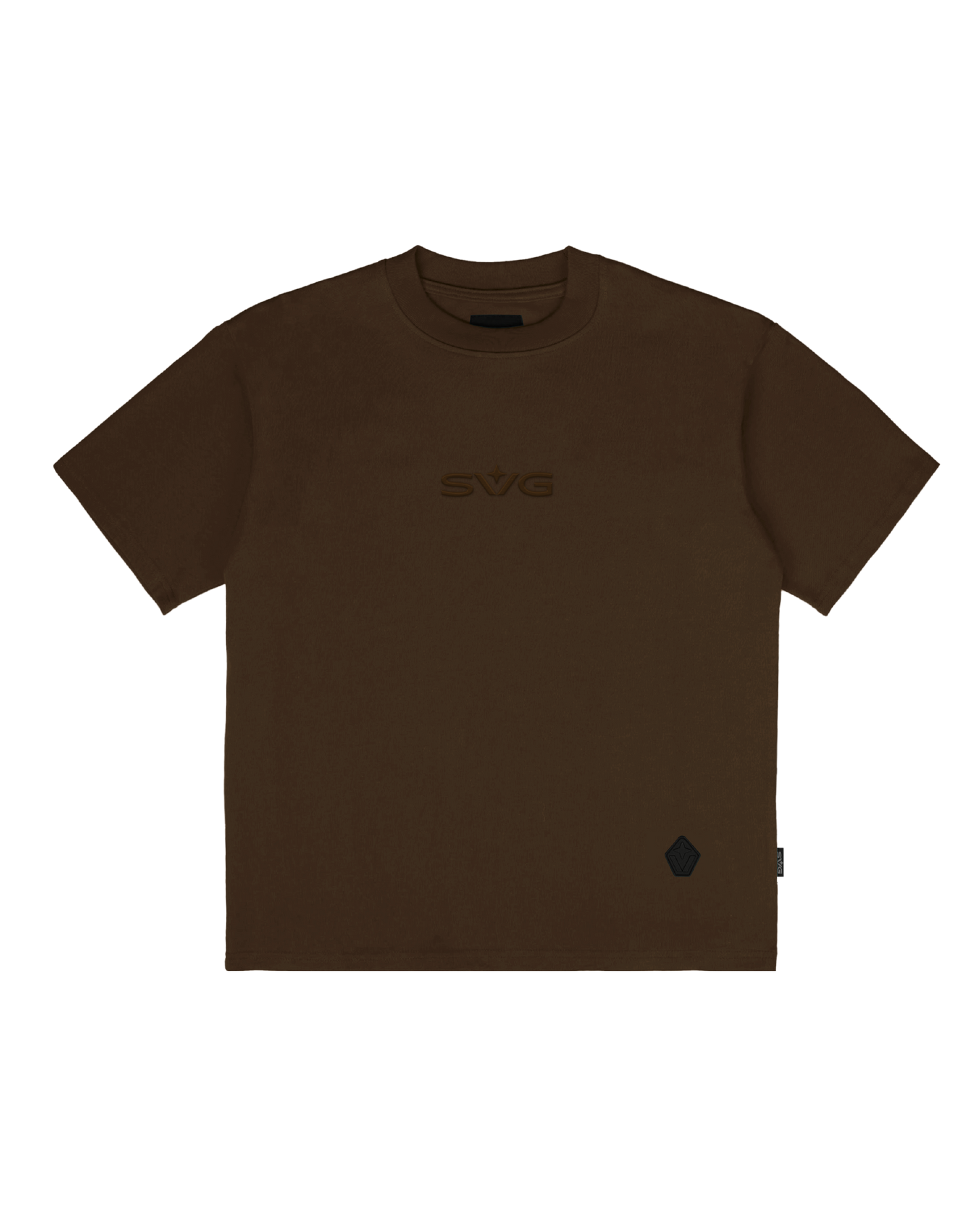 Embroidery Victory Brown Tee