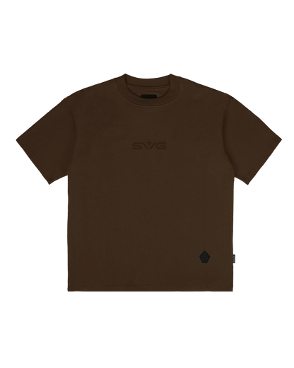 Embroidery Victory Brown Tee