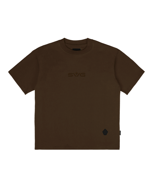 Embroidery Victory Brown Tee