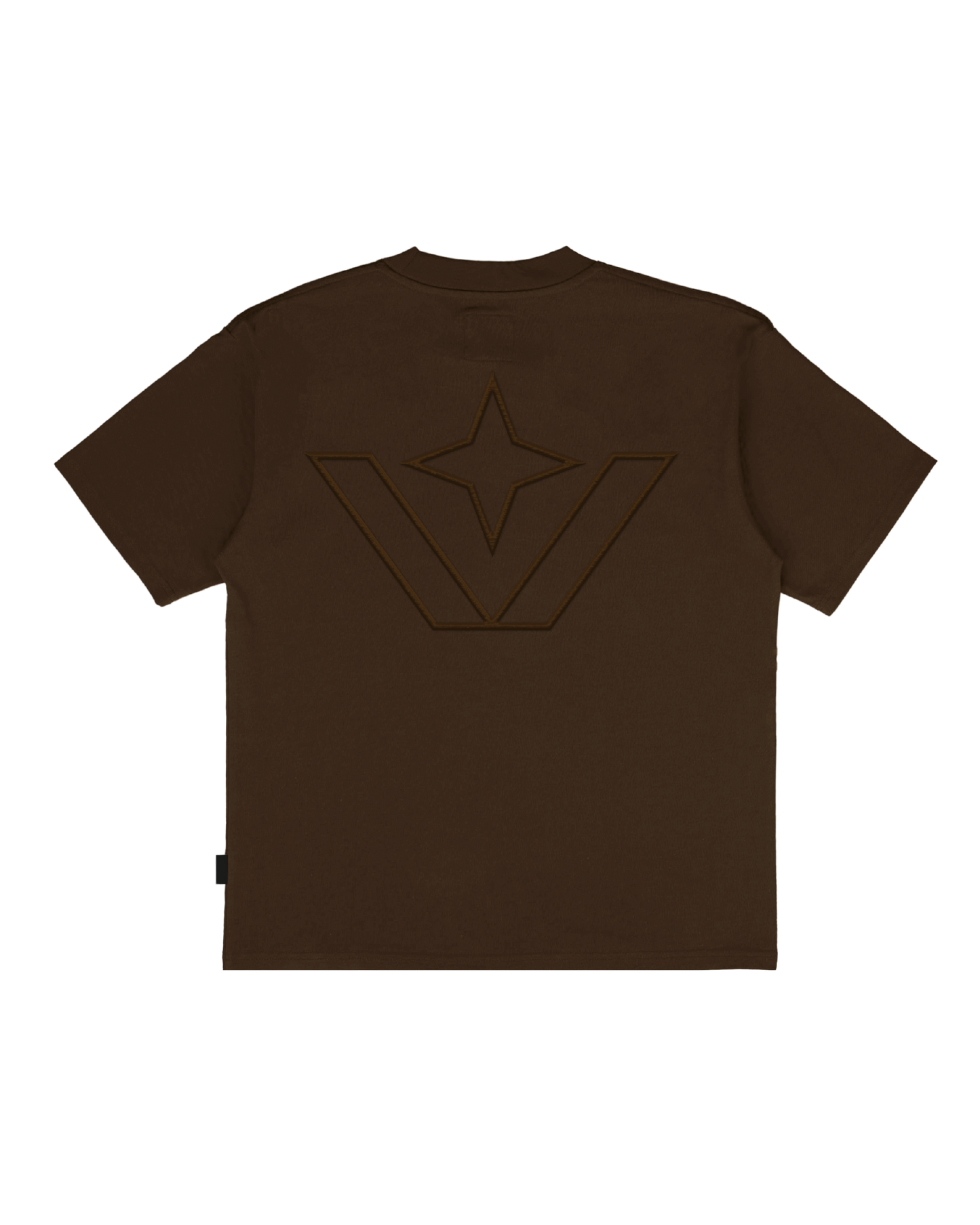 Embroidery Victory Brown Tee