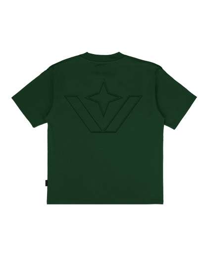 Embroidery Victory Green Tee