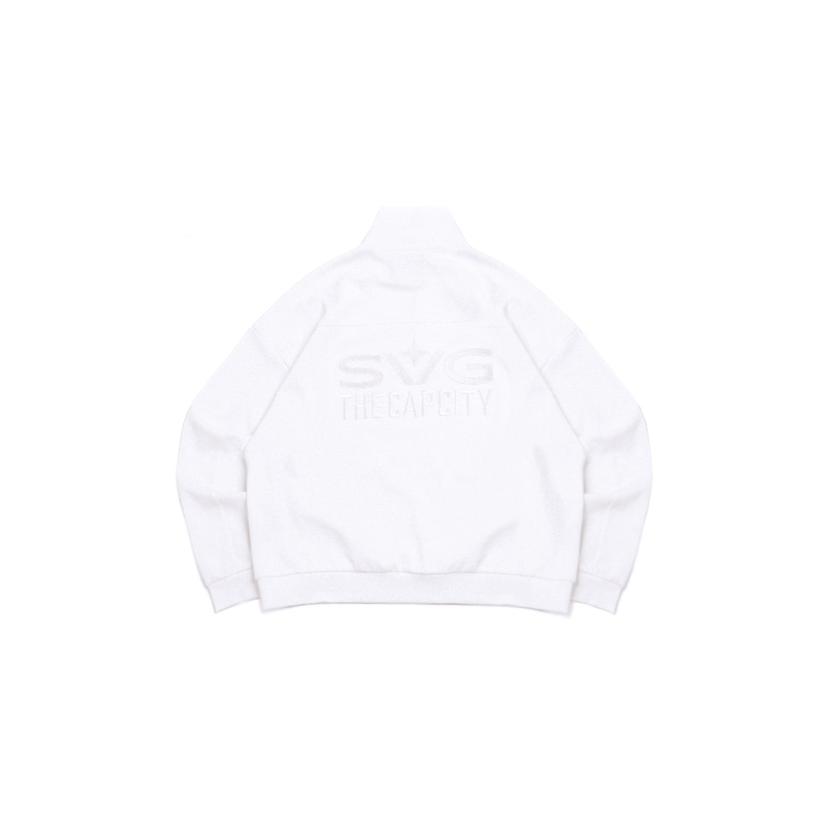 SVG TCC ‘The Emblem’ Half-Zip Tracksuit Set White