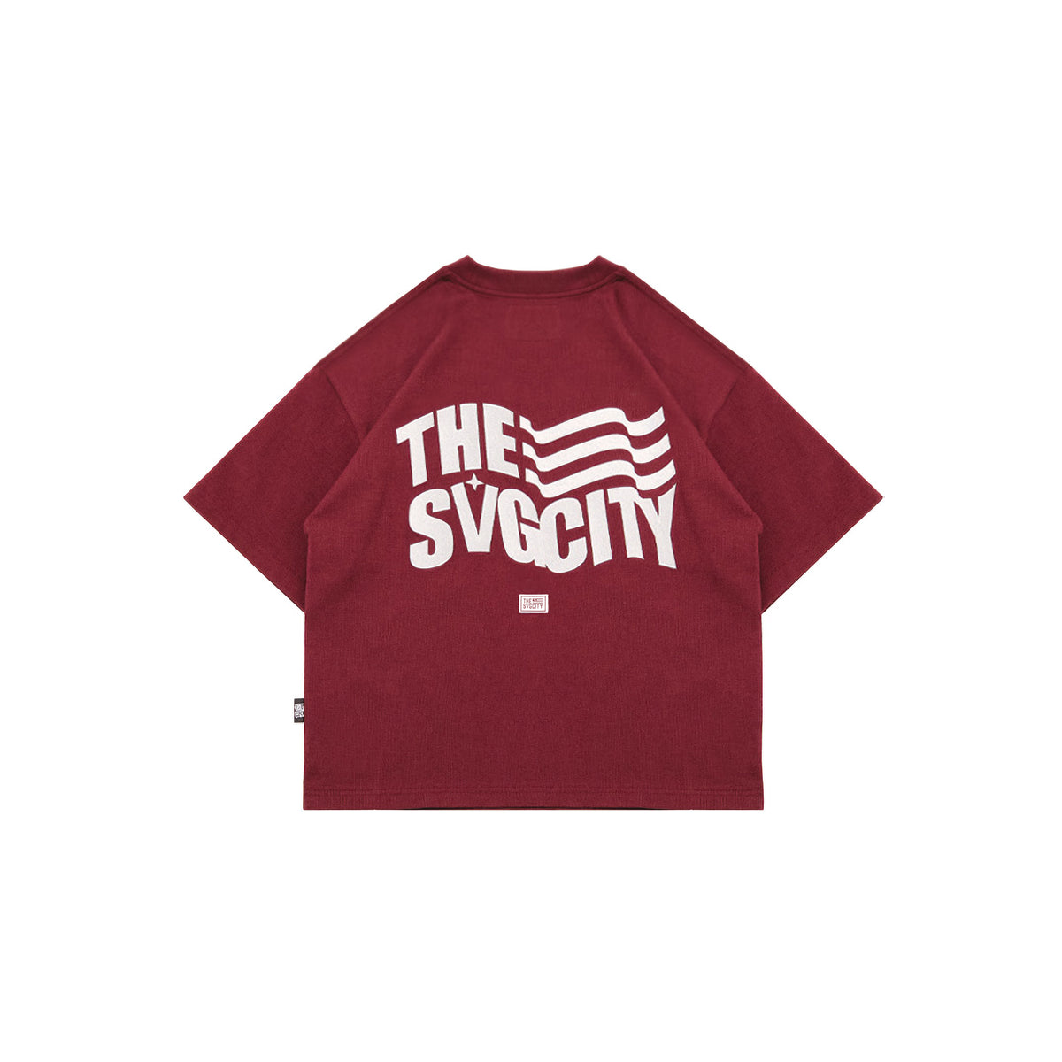 The SVG City Waving Flag Tee Magenta