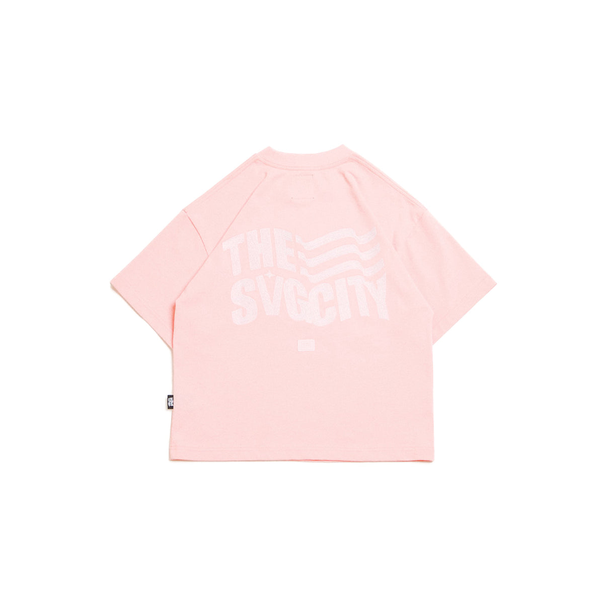 The SVG City Waving Flag Tee Pink