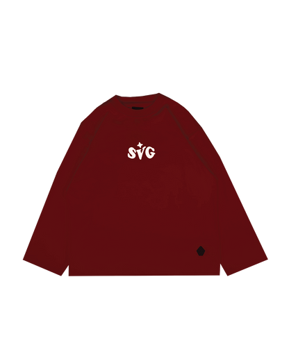 Need Money For SVG Maroon Longsleeve Tee